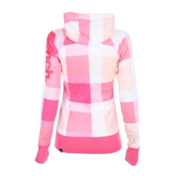 ‼️SALE‼️💕Bench Plaid Zip Up Hoodie Sweater (s) - Picture 2 of 6